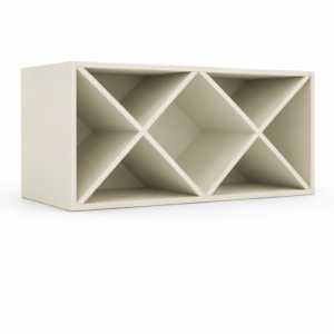 Wall X-Rack Wine Storage Cabinet — Shaker Series