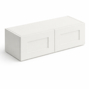 Double-Door Deep Wall Bridge Cabinet — Shaker Series
