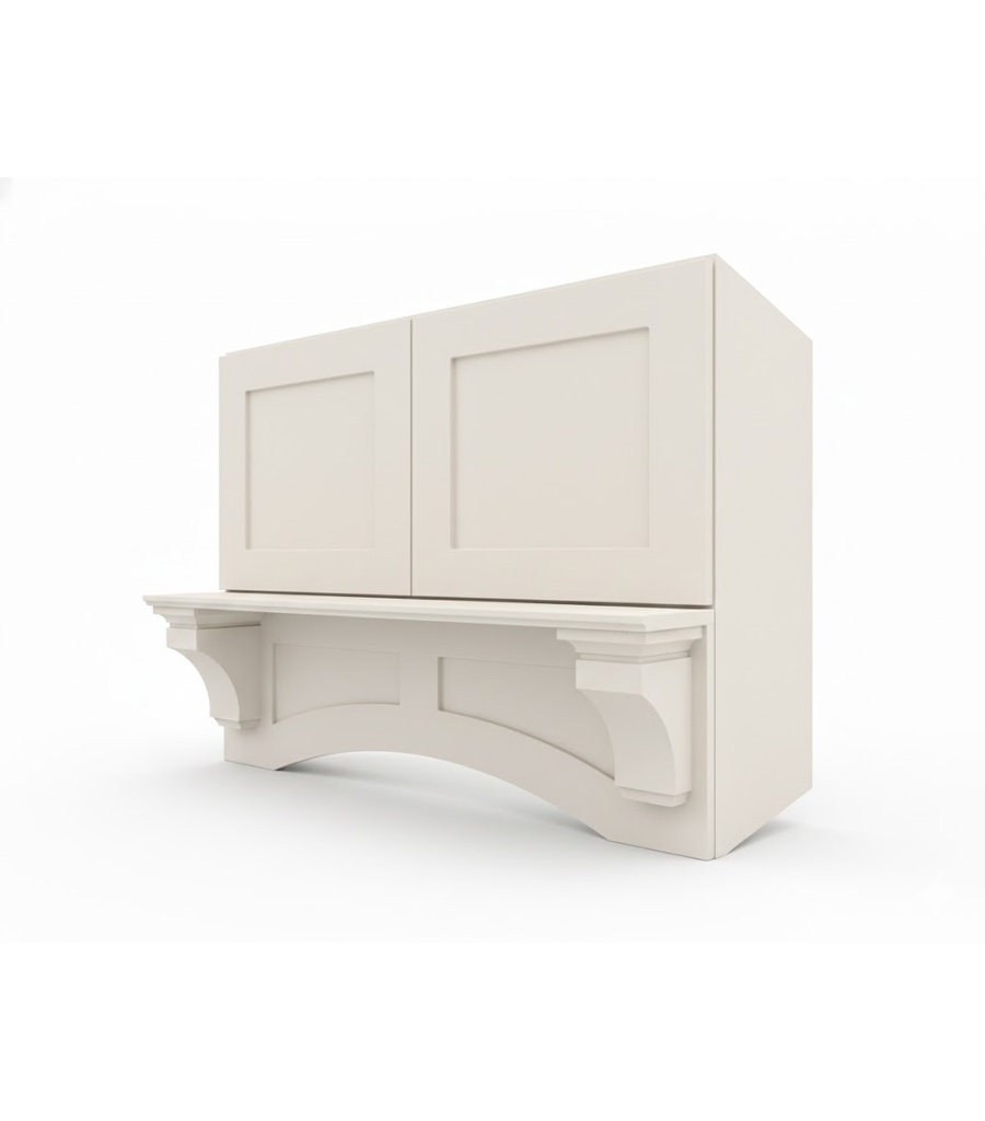 Wall Mantle Range Hood Cabinet — Heritage Series