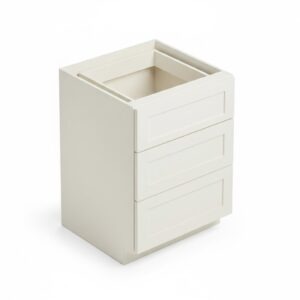 Three-Drawer Base Cabinet — Shaker Series