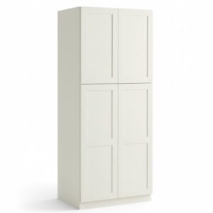 Double Door Pantry Tall Cabinet — Shaker Series